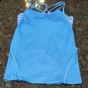 Ivivva Blue and Pink Women's Swim One Piece